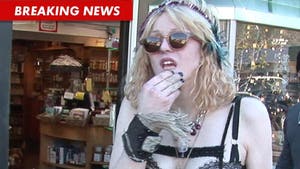 Courtney Love Facing Eviction -- You Set My Pad ON FIRE!!
