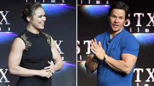 Ronda Rousey & Mark Wahlberg Break Out the Guns in Vegas