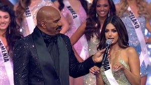 Steve Harvey Asks Miss India for Animal Impersonation at Miss Universe 2021
