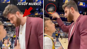 Jusuf Nurkić Tosses Pacers Fan's Phone In Courtside Altercation