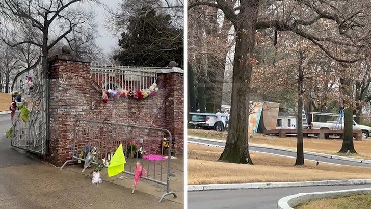 Lisa Marie Presley S Grave Being Prepared At Graceland Near Elvis Plot The Peak