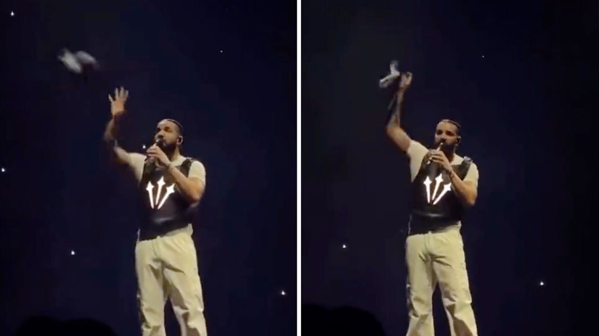 Drake Catches Book Thrown At Him Onstage, ‘You’re Lucky I’m Quick’
