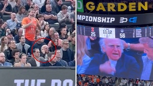 Larry David Looked Totally Miserable During UConn’s March Madness Win