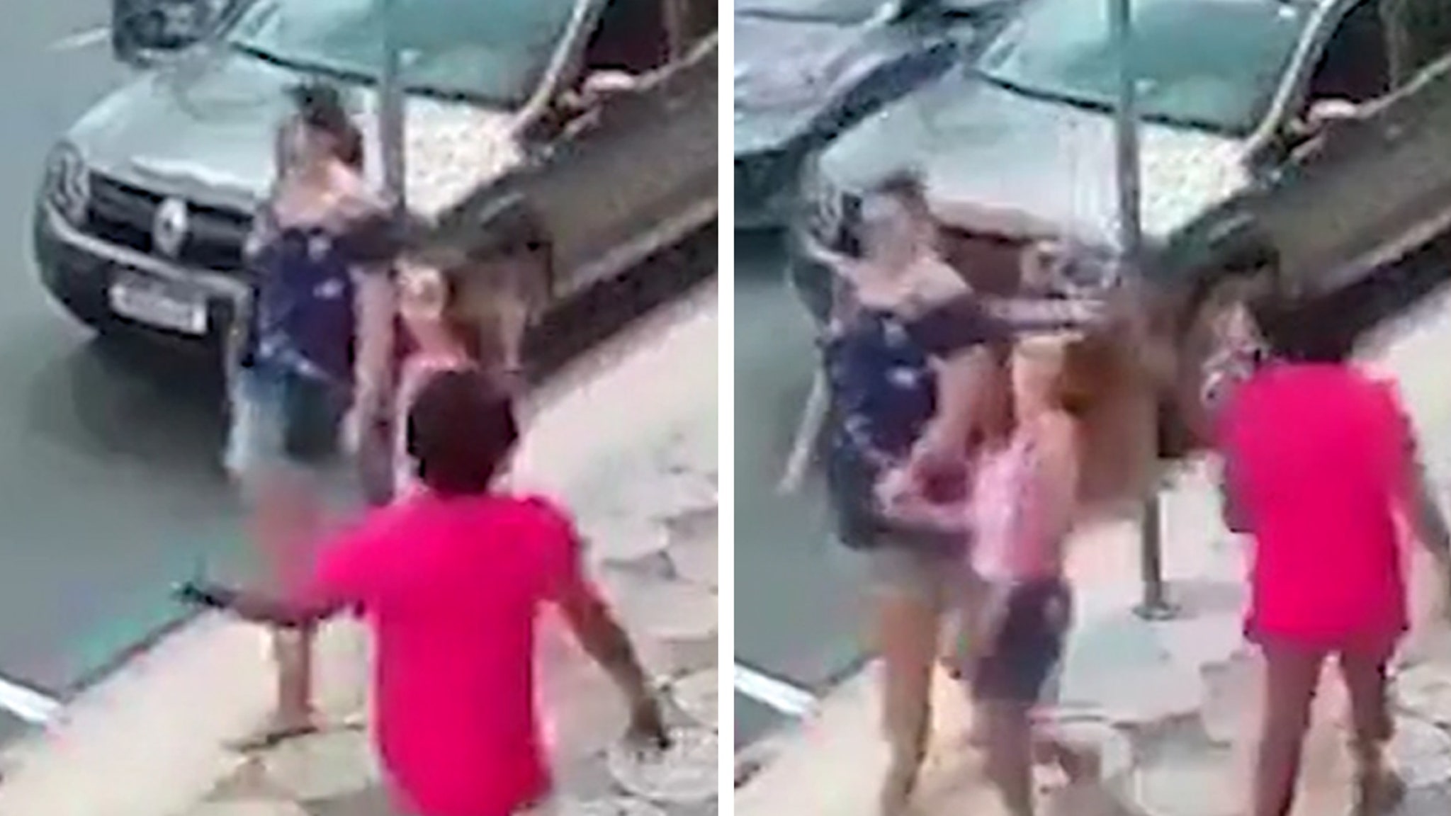 Young Girl Gets Slapped in the Face by Random Woman in Brazil, Video