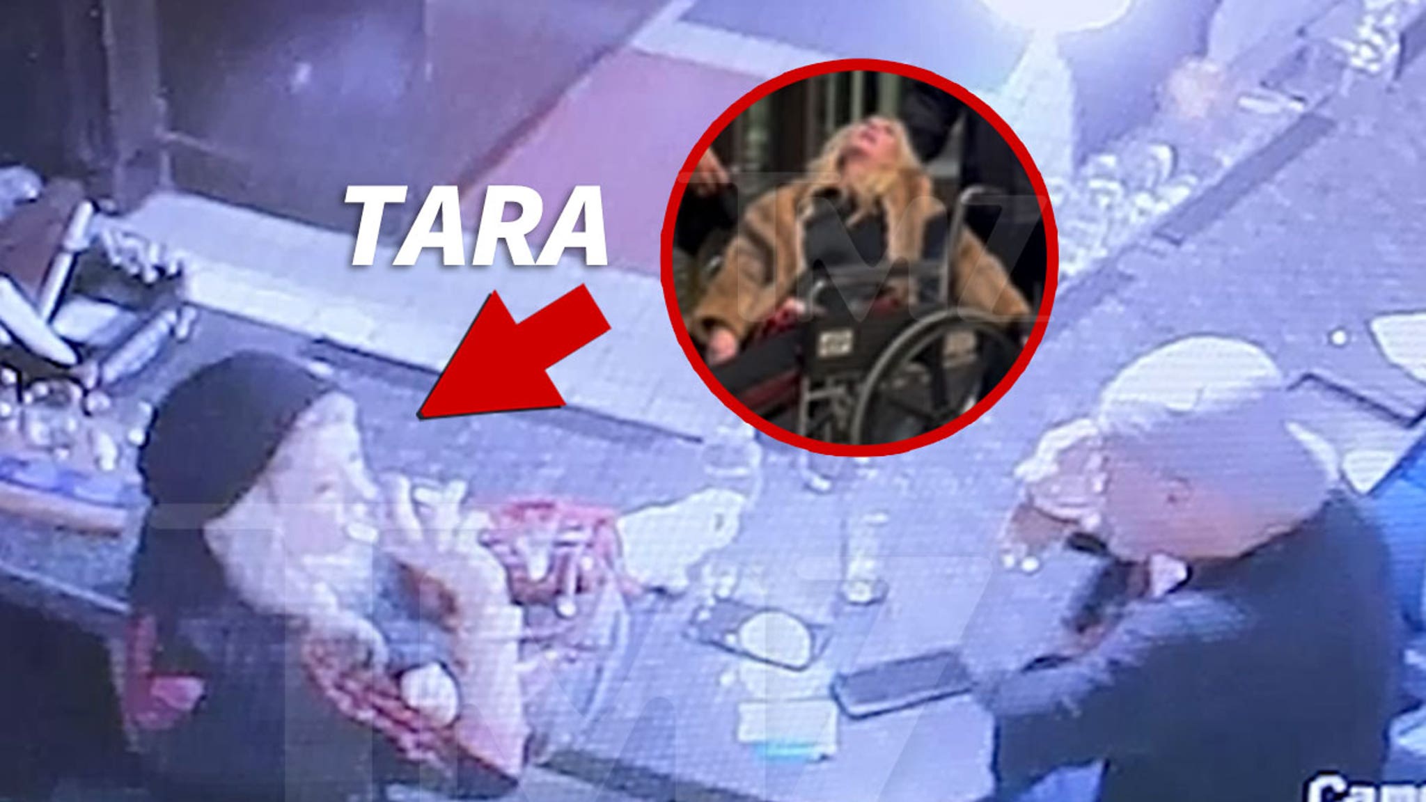 Tara Reid Hotel Bar Surveillance Video Shows Her Guzzling Wine