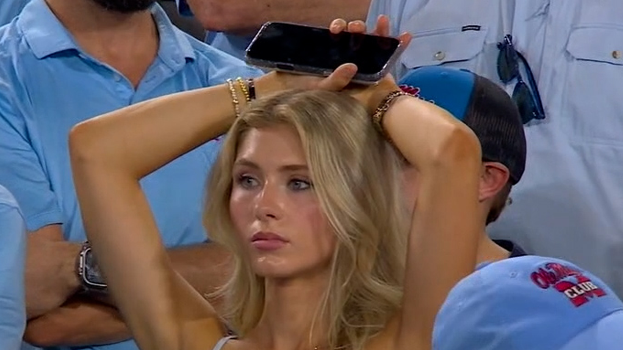 Ole Miss Fan Goes Viral After Cameras Catch Her During Tense Nail-Biter