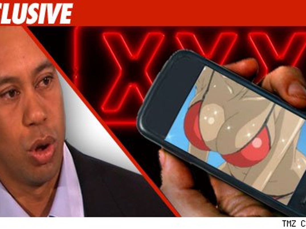 1074px x 805px - Tiger Woods' iPhone -- Porn and Cartoons!