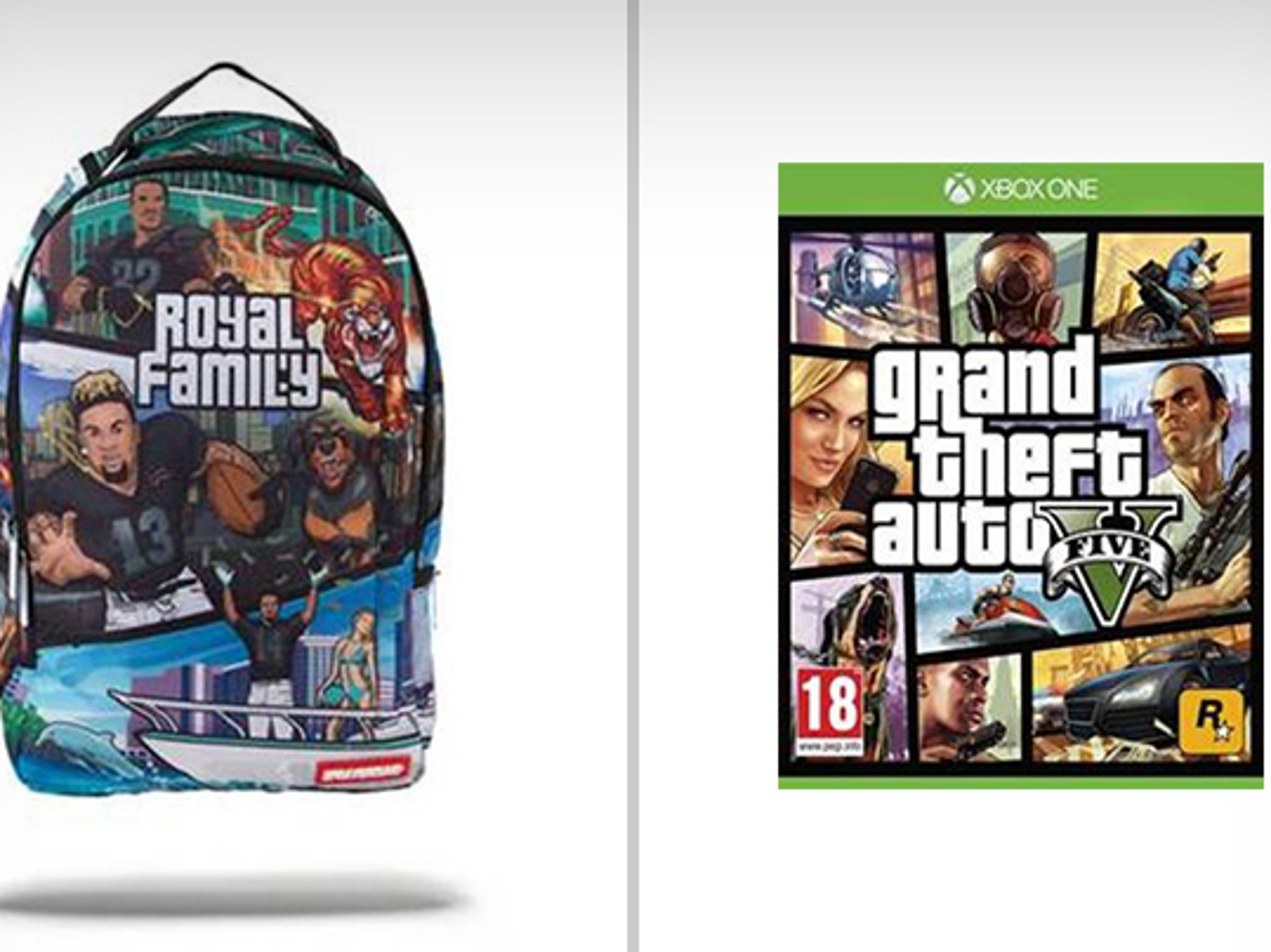 Odell Beckham Jr. Designs GRAND THEFT AUTO Inspired Backpack