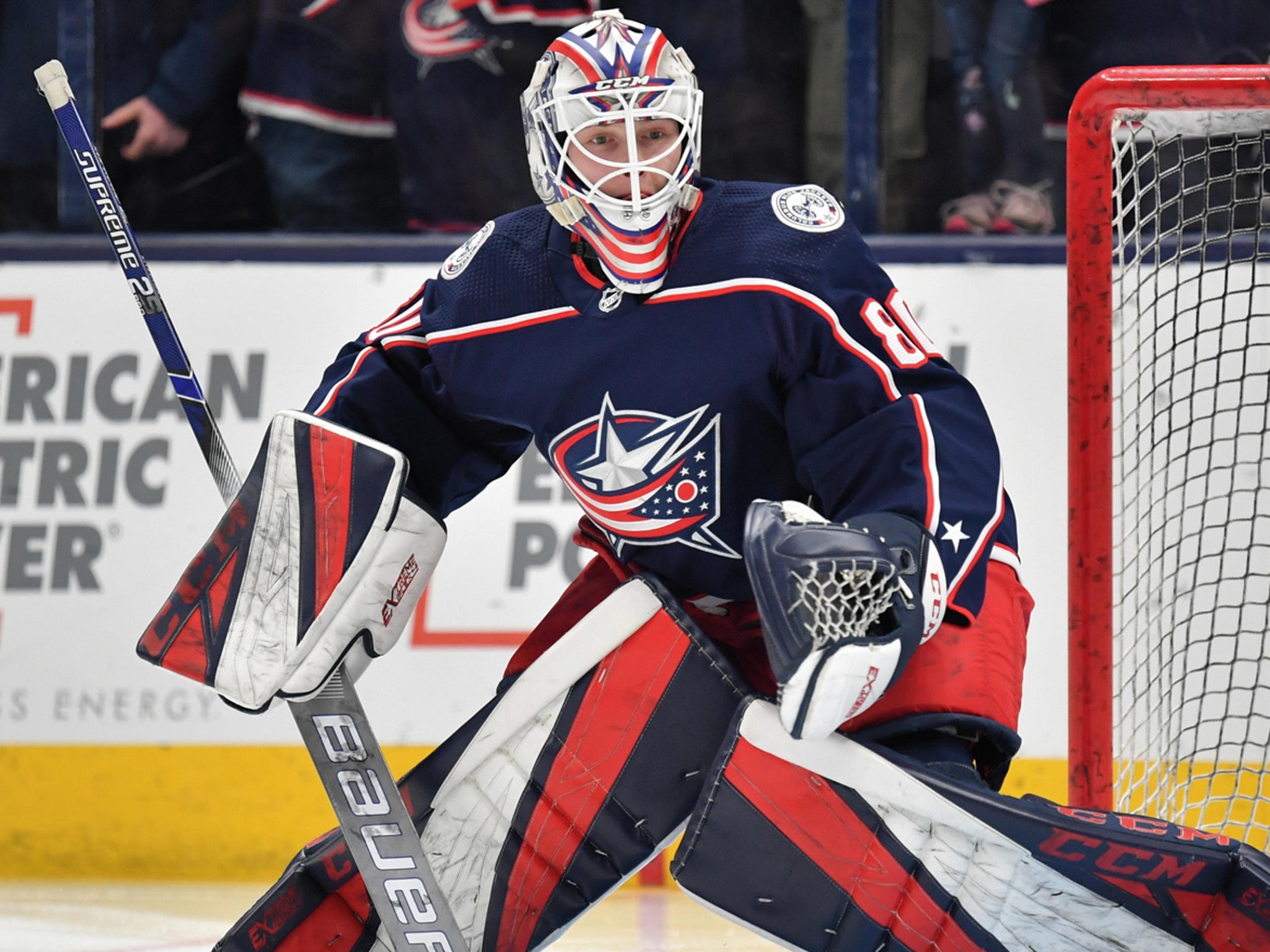 Blue Jackets goalie dies after fall in fireworks accident