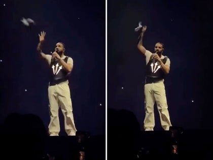 Drake Catches Book At SF Show