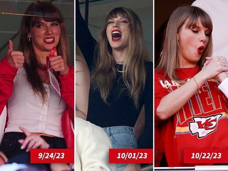 Taylor Swift's Chiefs Appearances