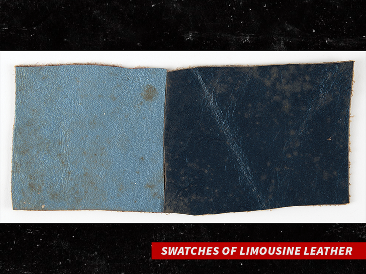 John F. Kennedy Swatches of Limousine Leather