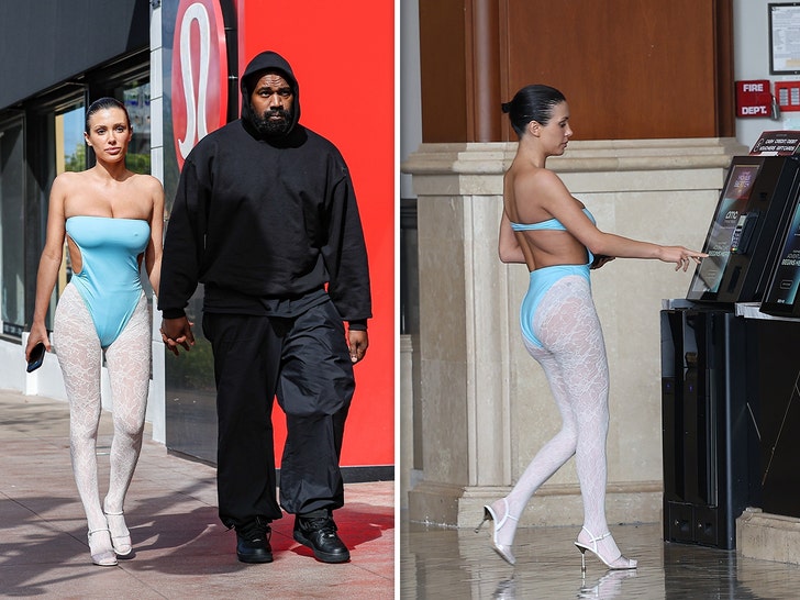 Kanye West and Bianca Censori's Movie Date at The Grove for "Dune 2" in LA