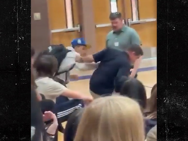 Student fights officer at class meeting