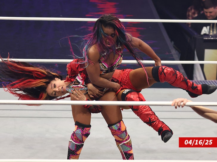 aew wrestler athena getty