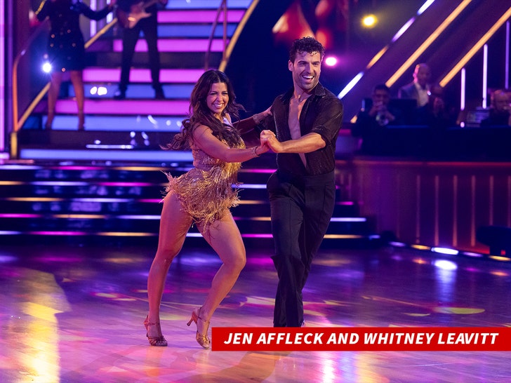 Jen Affleck Is Rooting for Robert Irwin on 'DWTS' Amid Drama With Whitney Leavitt 1 JEN AFFLECK AND WHITNEY LEAVITT disney 2