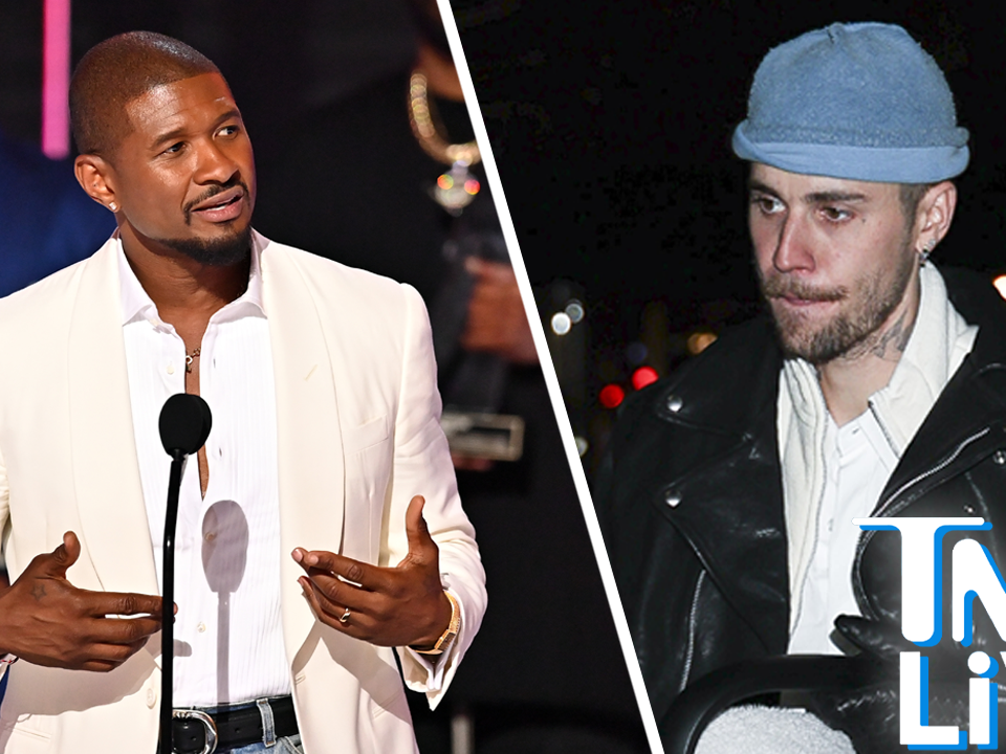 Usher and Justin Bieber Have Heated Exchange At Beyoncé's Oscars After-Party