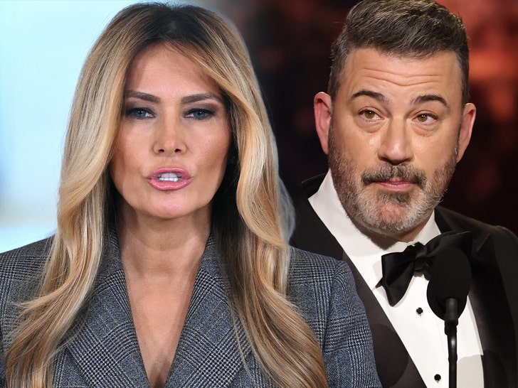 melania trump and jimmy kimmel getty 1