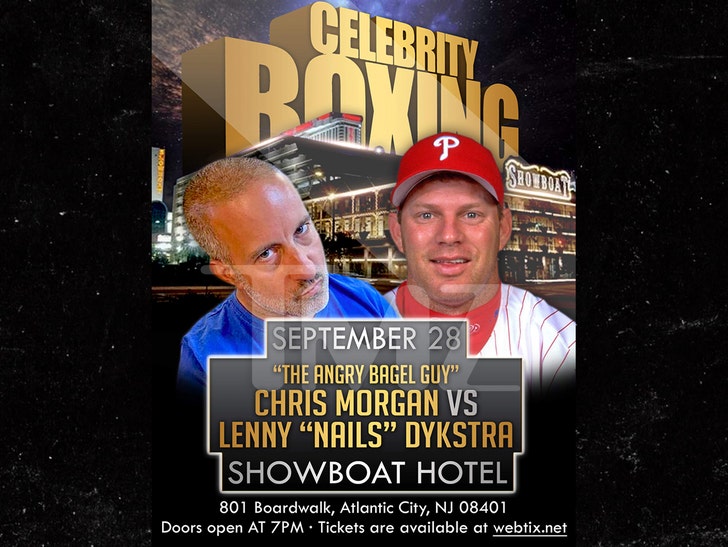 Lenny Dykstra signs on to box Bagel Boss guy