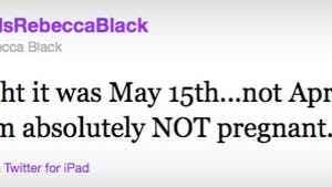 Rebecca Black Is NOT PREGNANT