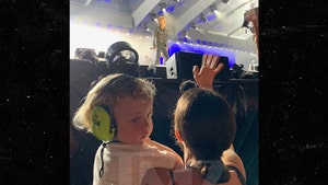 Mick Jagger's Toddler Son Watches Him Rock in Jacksonville
