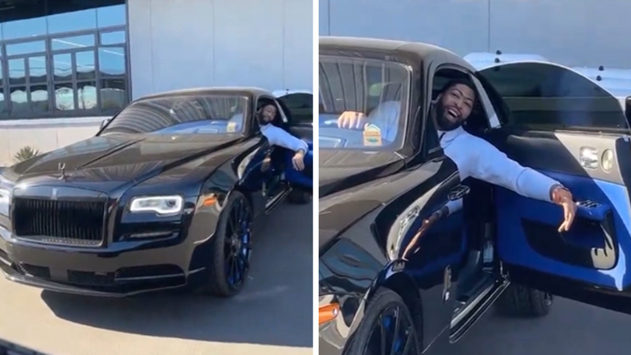 anthony-davis-hits-lakers-practice-in-sick-new-rolls-royce-roasted-by-kuzma
