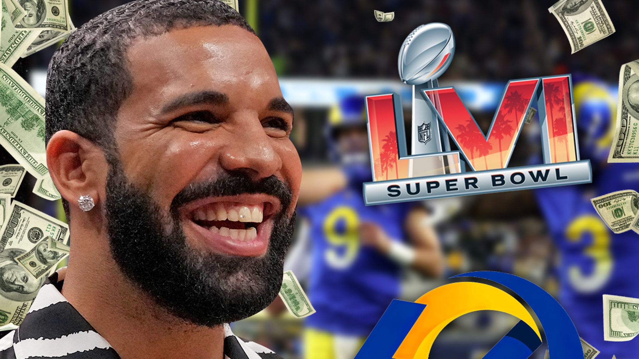 Drake Betting Over $1 Million On Rams & Odell Beckham Jr. In Super