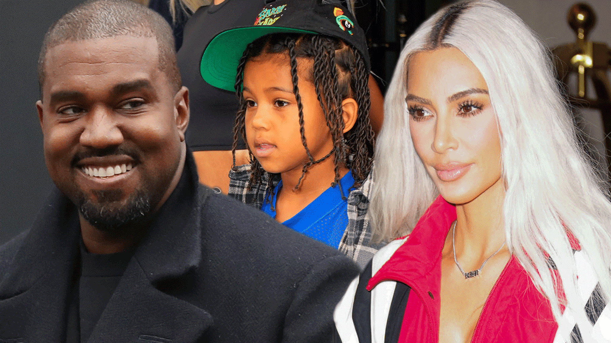 Kanye West Celebrates Saint's 7th Birthday at Kim Kardashian's House - TMZ