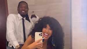 Cardi B Shares Raunchy Clip From VMAs, Pretends to Bang Offset in Bathroom