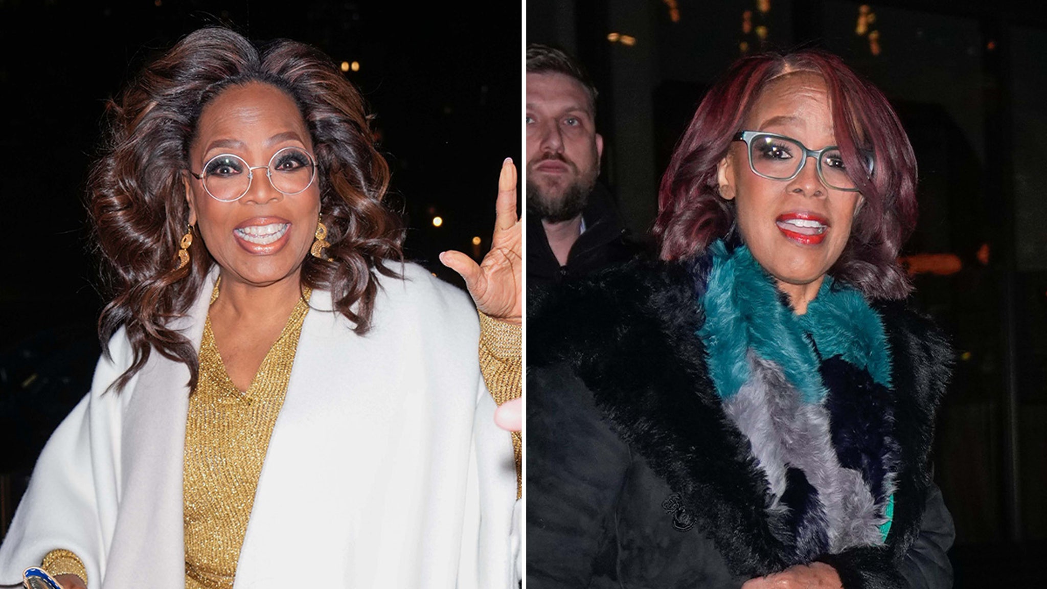 Oprah Winfrey Surprises Gayle King For Her Birthday at NYC Restaurant