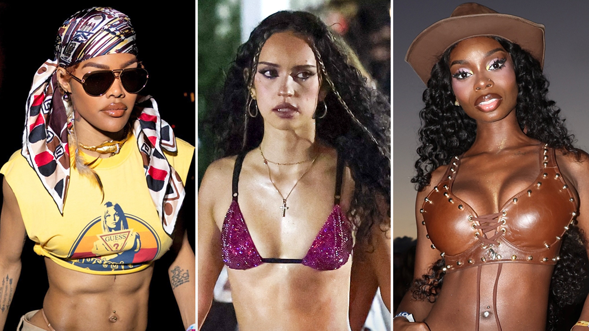 Teyana Taylor, Olandria en meer sterren pronken met buikspieren tijdens dag 1 van Coachella