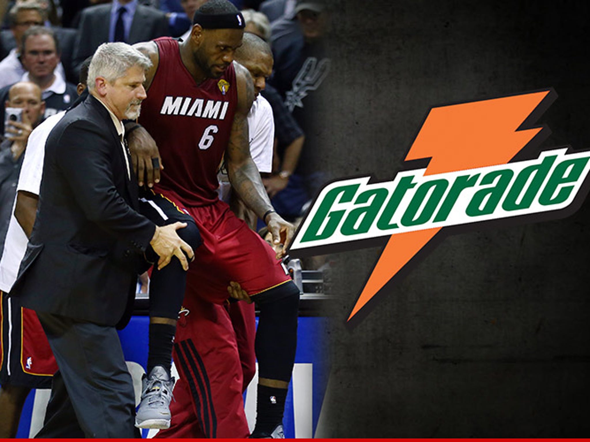 Lebron gatorade clearance