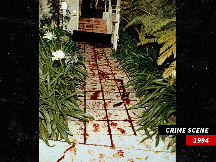 O J Simpson I Had an Accomplice in Nicole Brown :: 0301-bloody-path-oj-ap-11