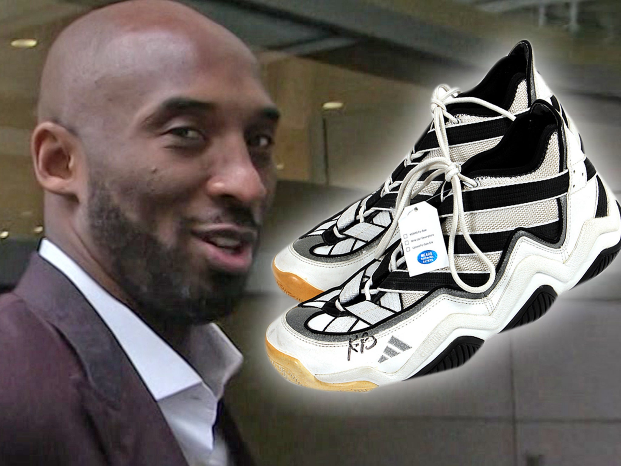 Kobe Bryant's kobe bryant new shoes Signed NBA Debut Sneakers Hit Auction, Could Fetch