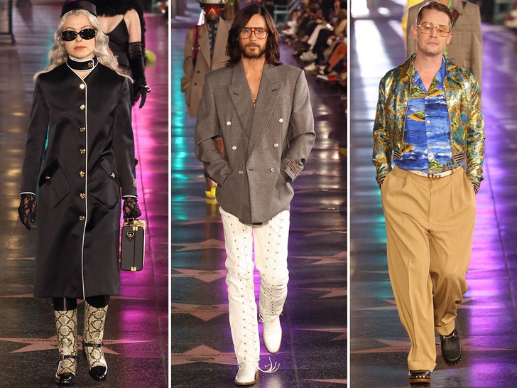 Stars On The Runway For Gucci Love Parade