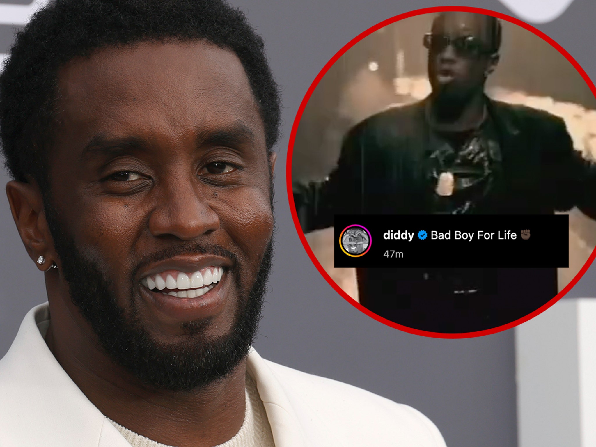 Diddy Posts 'Victory' Music Video Showing Him Running From Cops