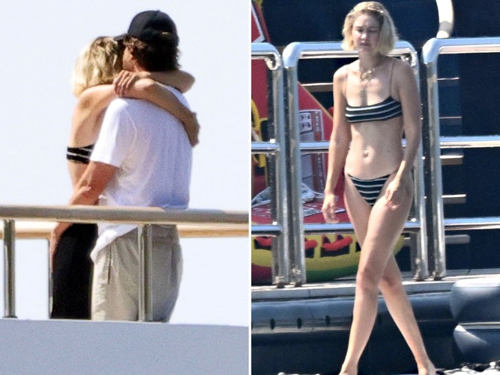 Gigi Hadid and Bradley Cooper Vacation With Family on Yacht off Italian Coast