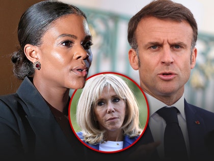 candace owens emmanuel macron and brigette macron getty 1