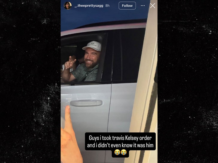 travis kelce at andys insta 1