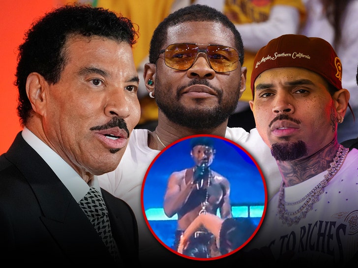 lionel richie chris brown usher getty 1