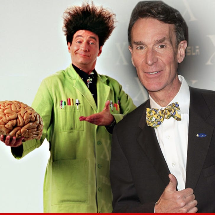 Beakman to Bill Nye -- I GOT YOUR BACK Sorta :: 0906-beakman-bill-nye-getty-2