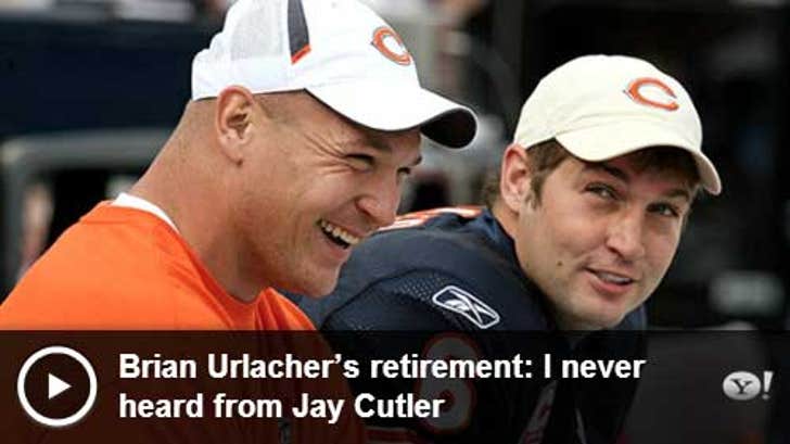 Brian Urlacher -- BOO HOO Jay Cutler Hasn't Called Since :: 0912-yahoo-launch-1