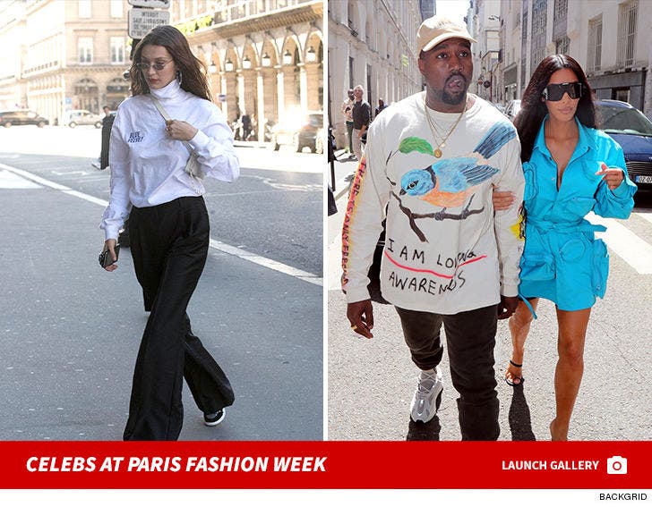 Stars at Paris Fashion Week