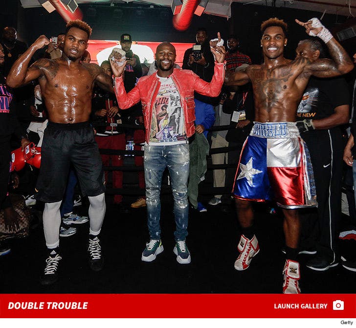 Charlo Twins with Floyd Mayweather -- Double Trouble