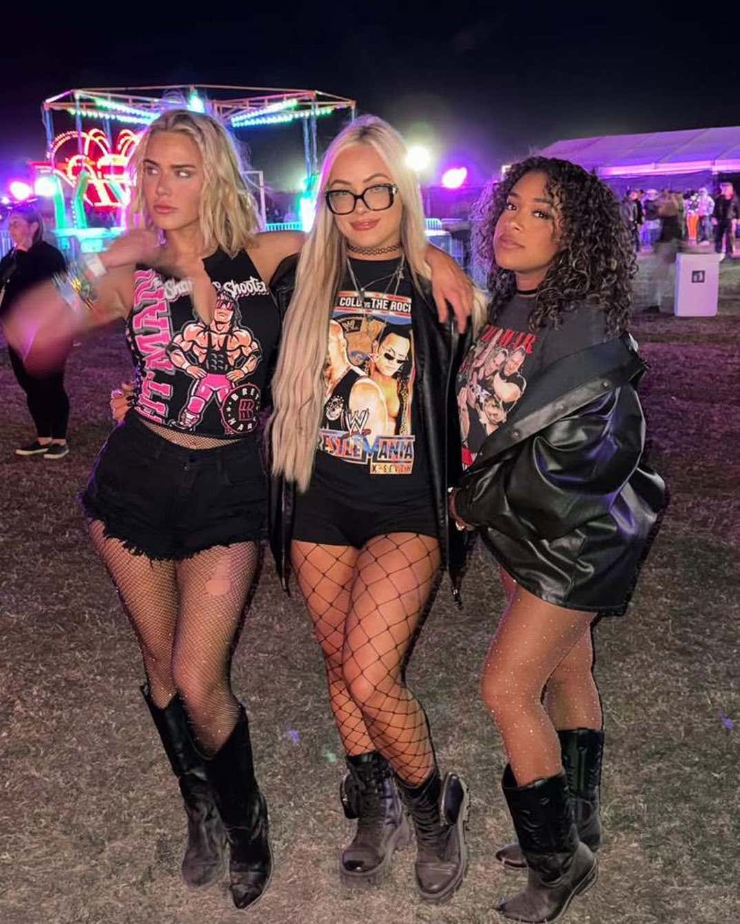 CJ Perry, Liv Morgan and Joseann Offerman