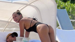 Blake Griffin's GF Smothers NBA Star In Tiny Bathing Suit