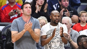 Floyd Mayweather Hits Up Clippers Game After Announcing Fight in Japan