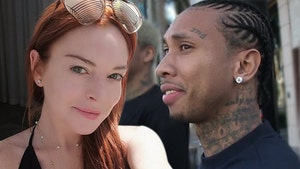 Lindsay Lohan Didn't Get a Taste of Tyga, She's Just Thirsty on Instagram