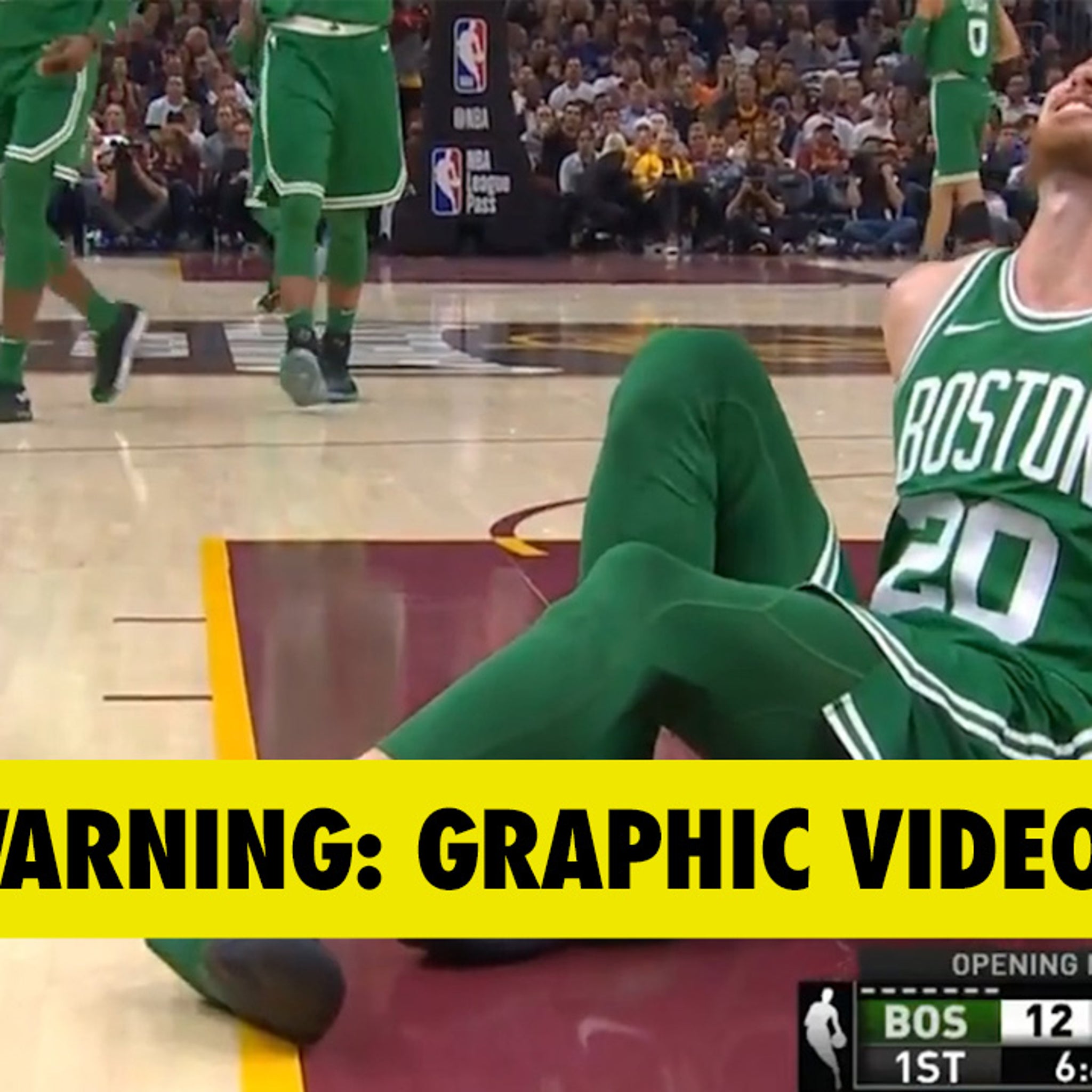 Boston Celtics star Gordon Hayward suffers gruesome left ankle injury