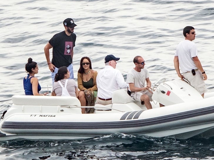 Rihanna and Hassan Jameel on a Yacht in Italy -- Take A Bow